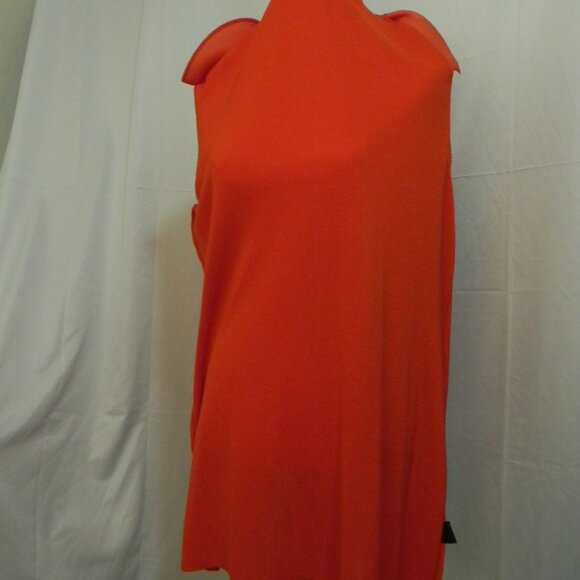 Misook Woman's Orange Studded Knit Jacket - Picture 5 of 5